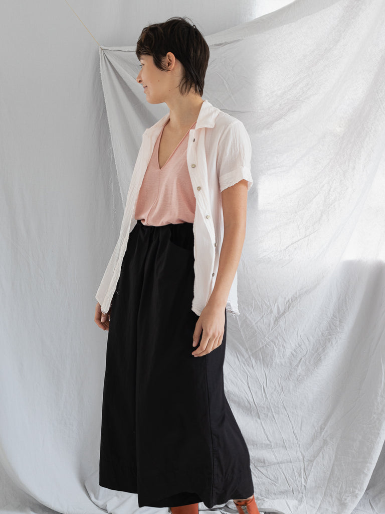 ATELIER SUPPAN - Atelier Suppan Short Sleeve Shirt, Light Rose - Worthwhile