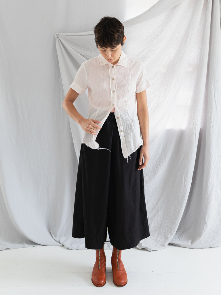 Atelier Suppan Short Sleeve Shirt, Light Rose - Worthwhile