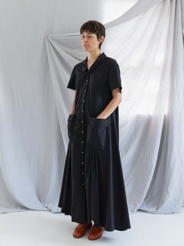 ATELIER SUPPAN - Atelier Suppan Collar Dress, Black - Worthwhile