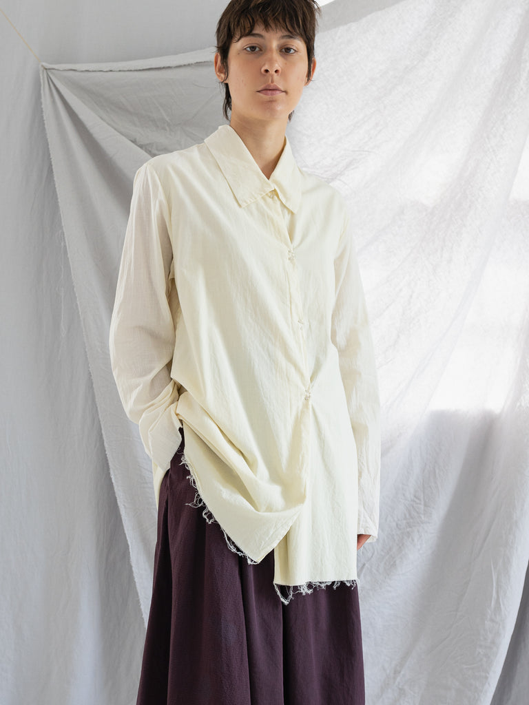 ATELIER SUPPAN - Atelier Suppan Long Shirt, Light Yellow - Worthwhile
