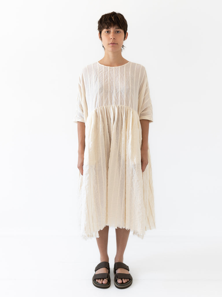 UMA WANG - Agnus Dress, Off White - Worthwhile