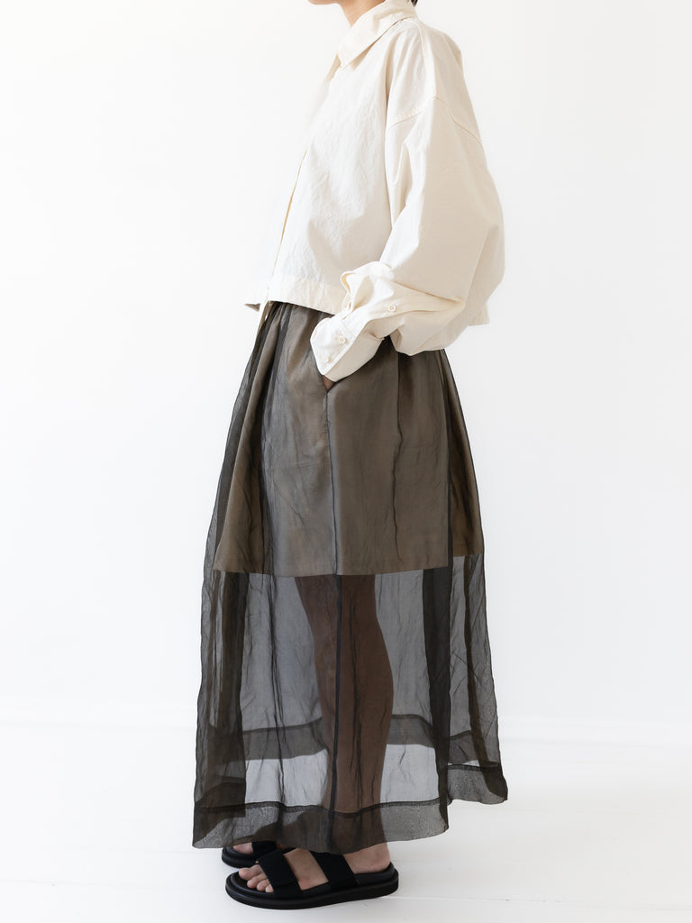 UMA WANG - Gillian Skirt, Dark Grey - Worthwhile